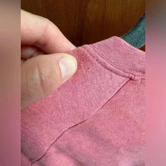 Orvis 100% Cotton Button Detail Pink lightweight sweater M - Picture 6 of 7